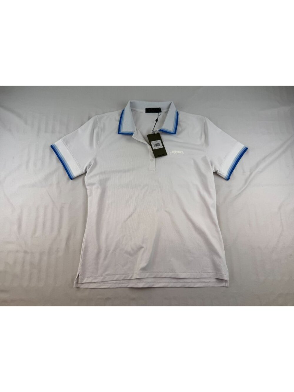 NWT GFore Womens Gradient Polo Top Snow Size Medium G/Fore Golf Shirt